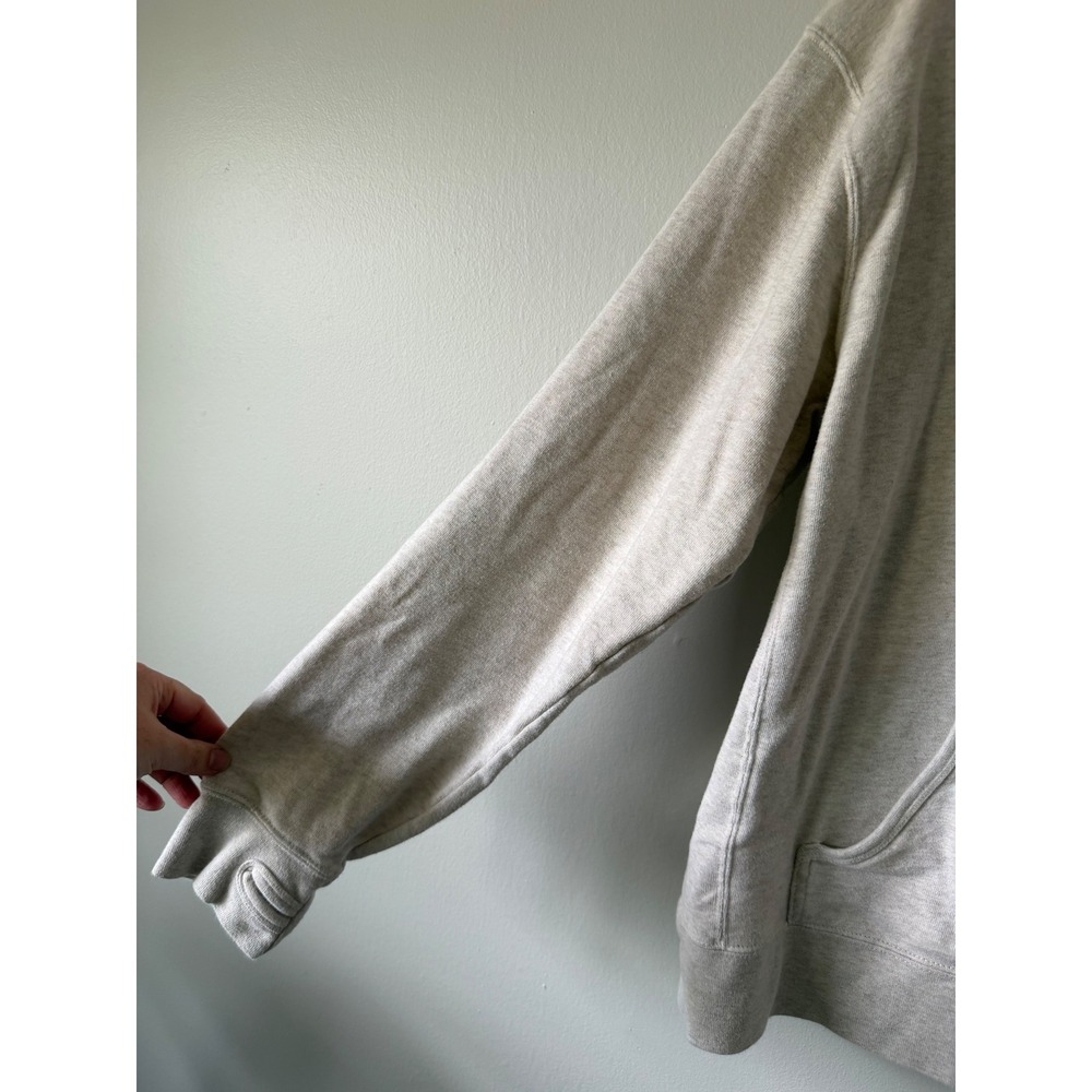Unsalted Coast Michigan Graphic Hoodie Oatmeal‎ Heather Thumbhole Cuffs XL - Picture 4 of 8